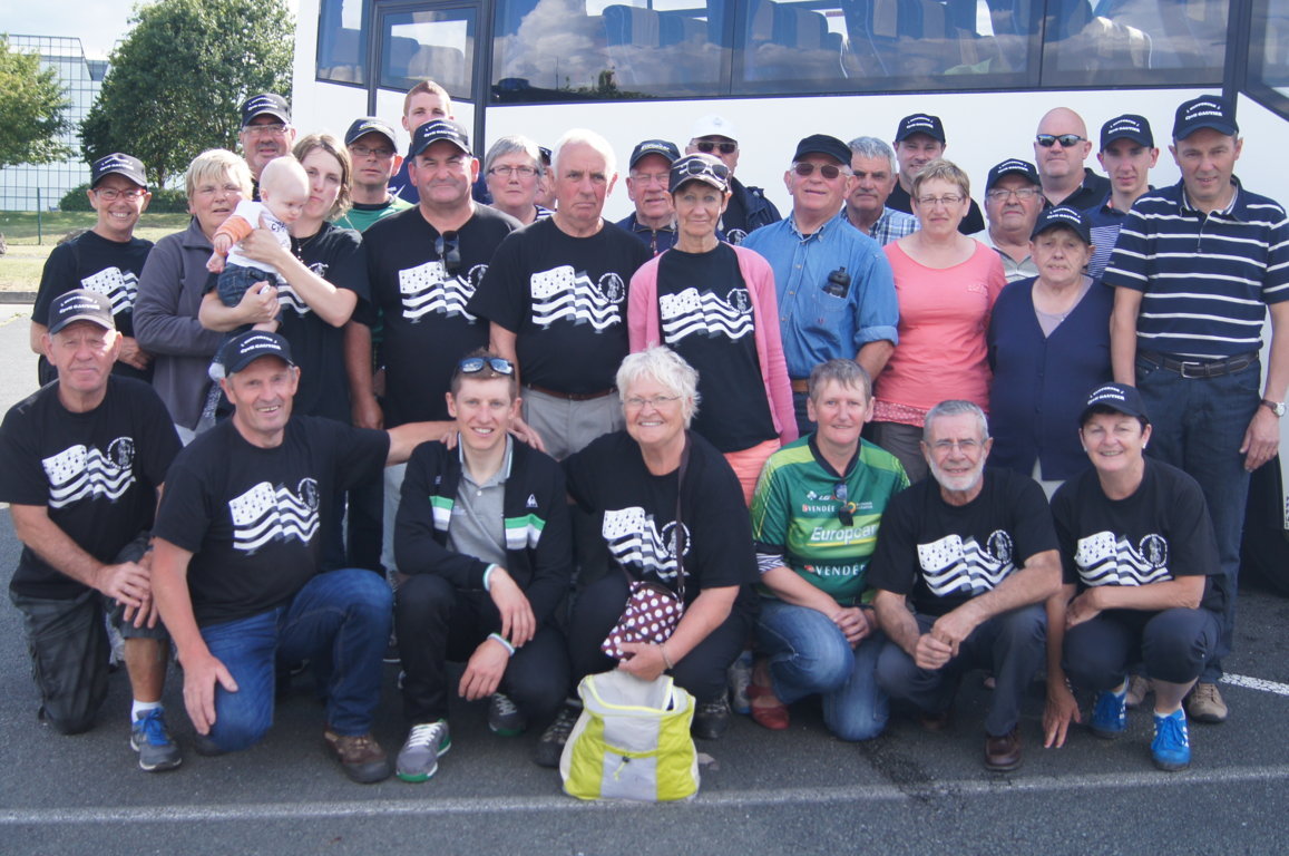 Les supporters de Cyril Gautier au Futuroscope