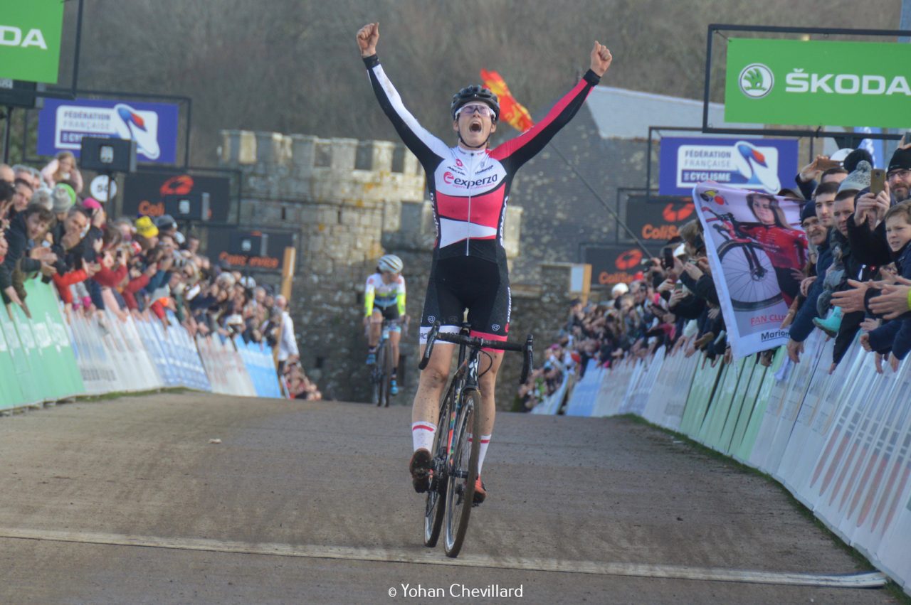 France CX Elites Dames : Norbert-Riberolle / Porhel 3me en espoir