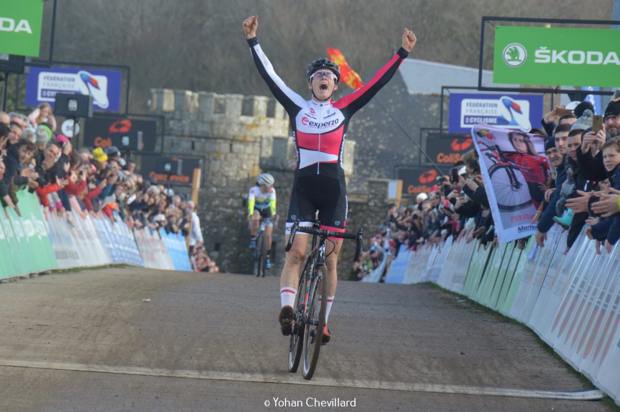 France CX Elites Dames : Norbert-Riberolle / Porhel 3me en espoir