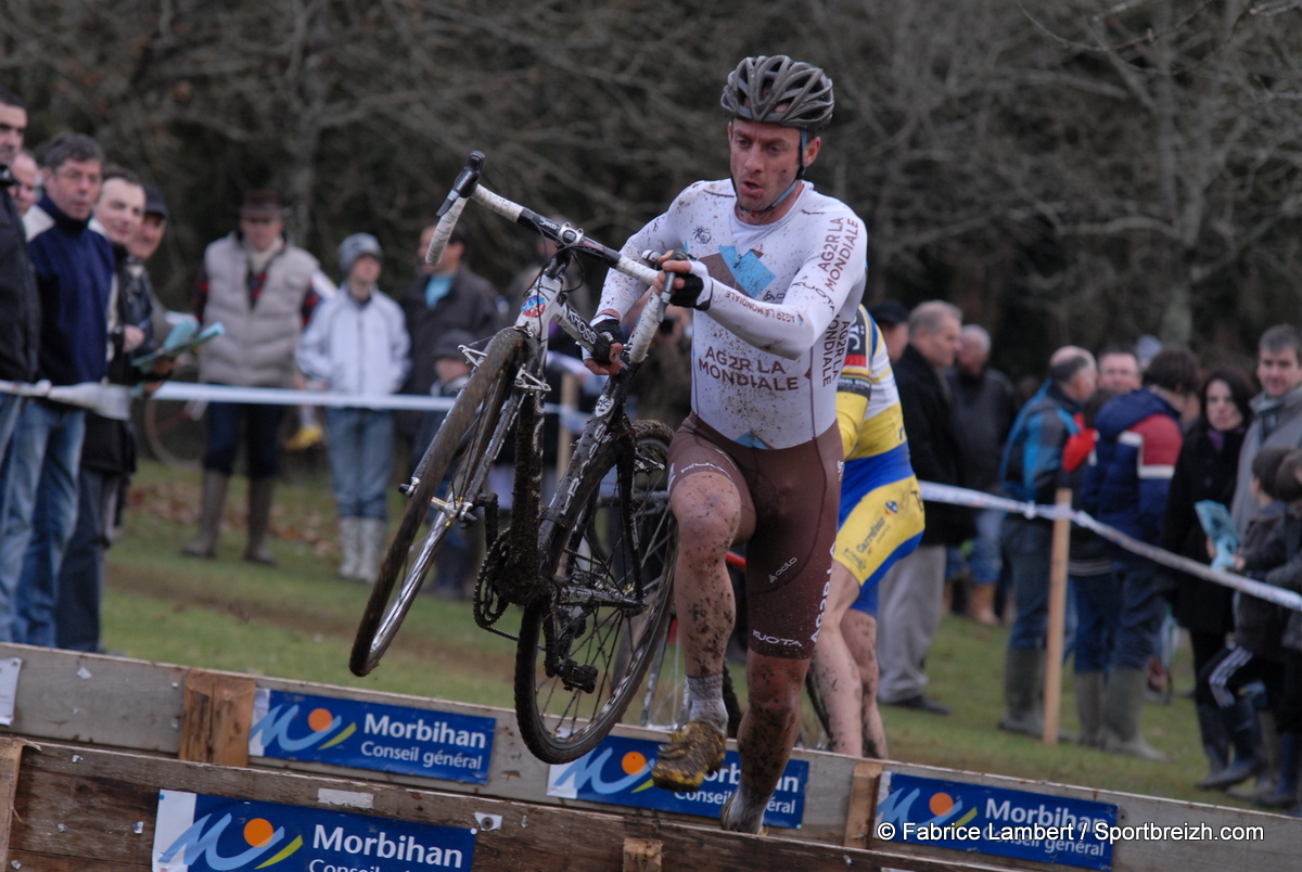 Sbastien Hinault tte d'affiche du cyclo-cross de Panc (35) dimanche