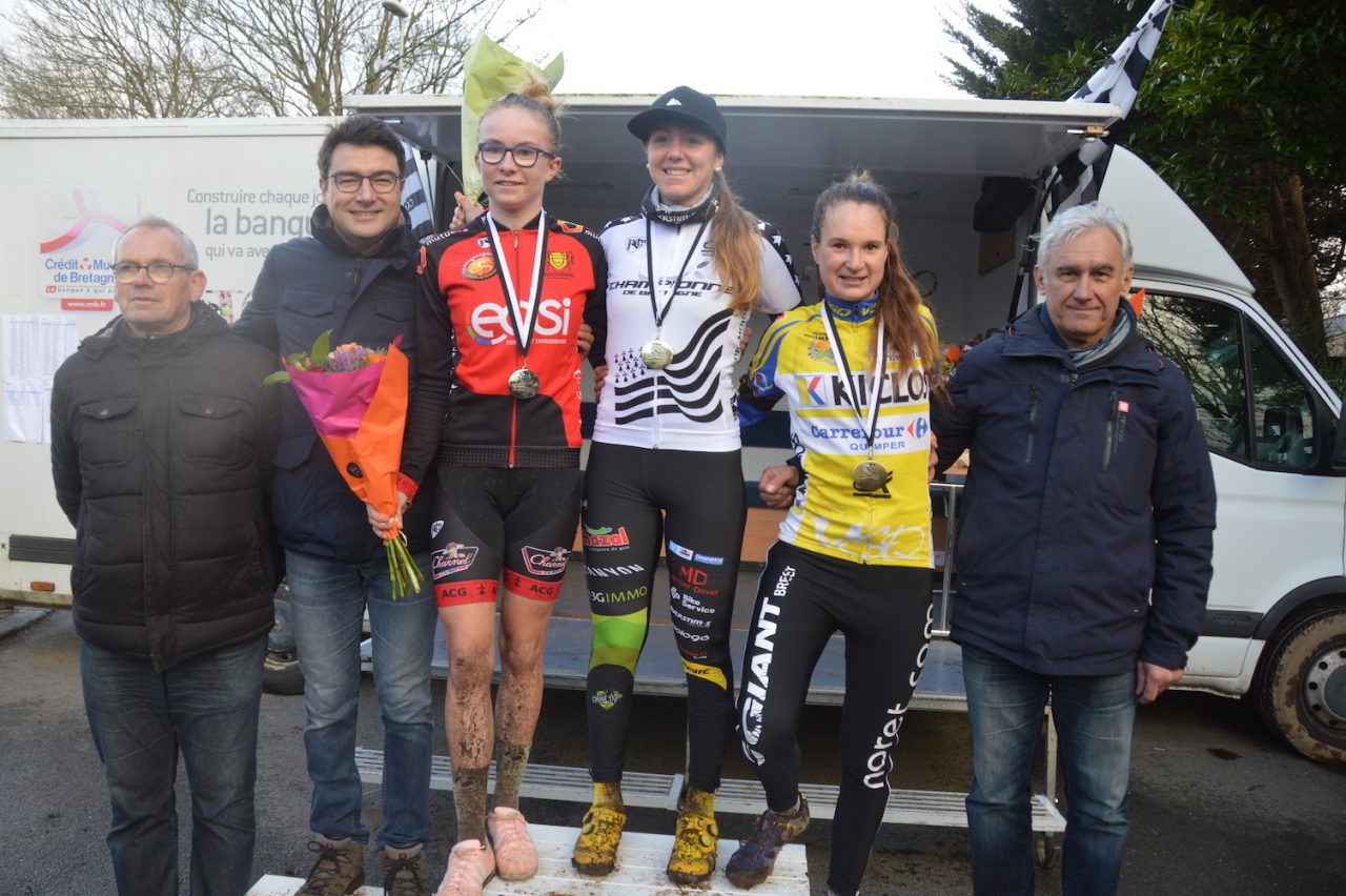 Bretagne CX Dames: Andr, Squiban et Fouquenet