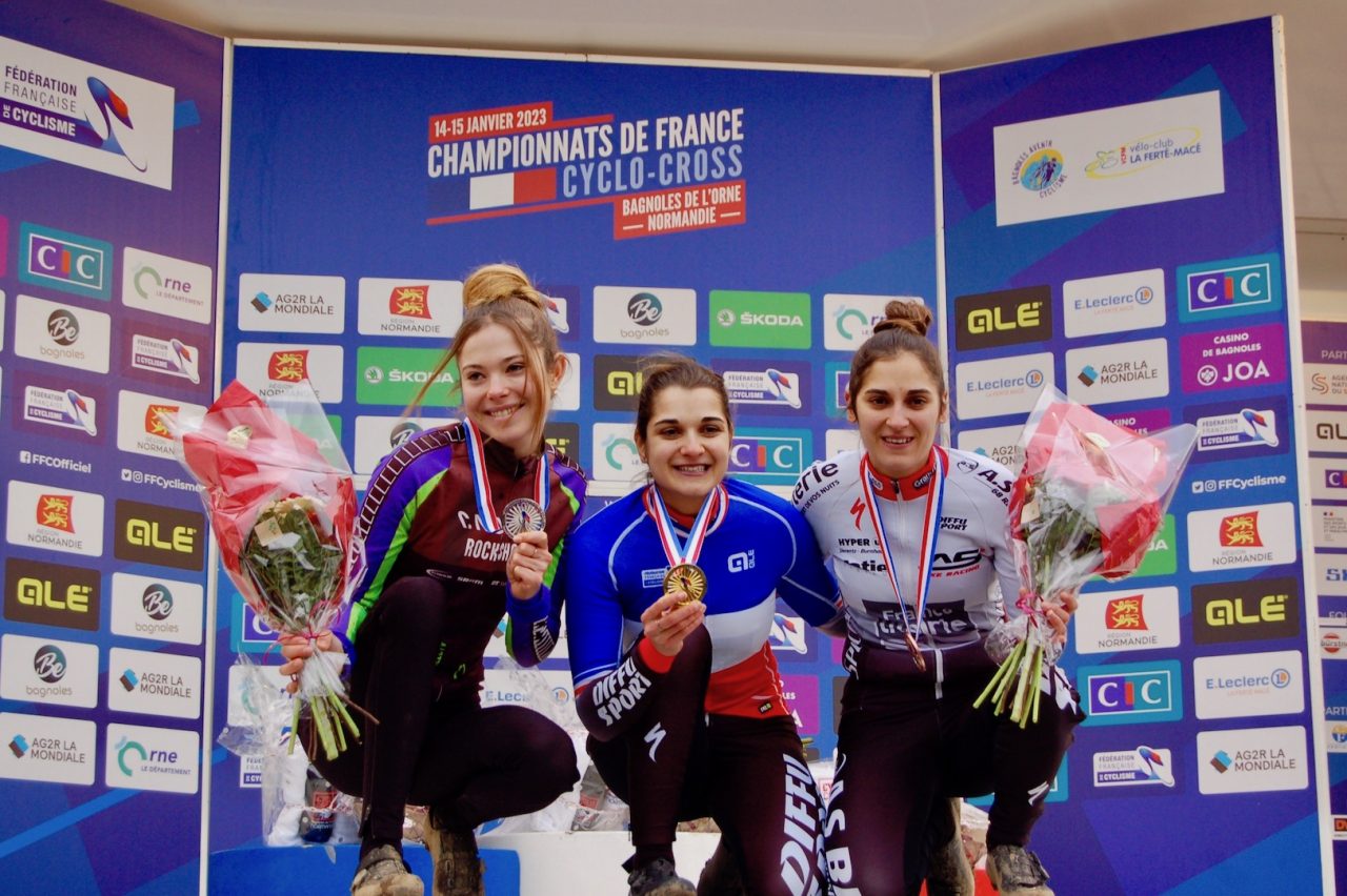 France CX 2023 :  les sœurs Clauzel sur le podium.