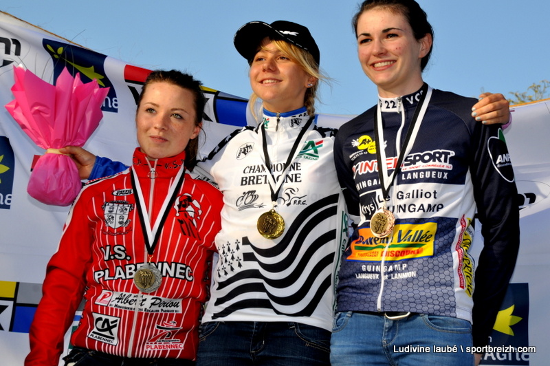 Bretagne CLM Dames : Demay, Sero et Vinsot couronnes