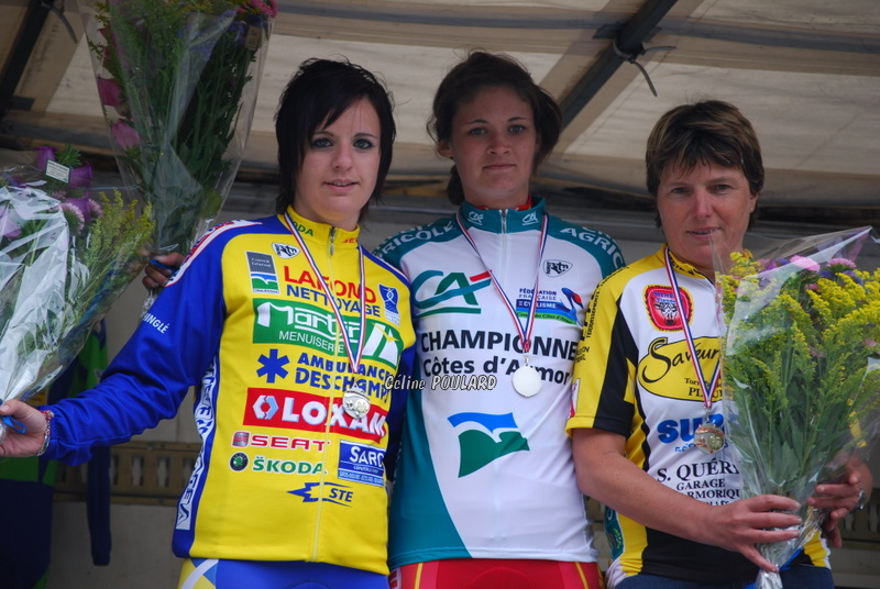 Championnat 22 pass'cyclisme  Saint-Carreuc : Theffo, Prigent et Toublanc