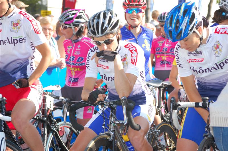 Edwige Pitel au Tour de Bretagne