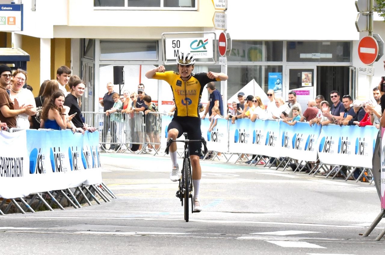 La Sporbreizh U19 - UCI Baptiste Lecoq remporte la premire tape 