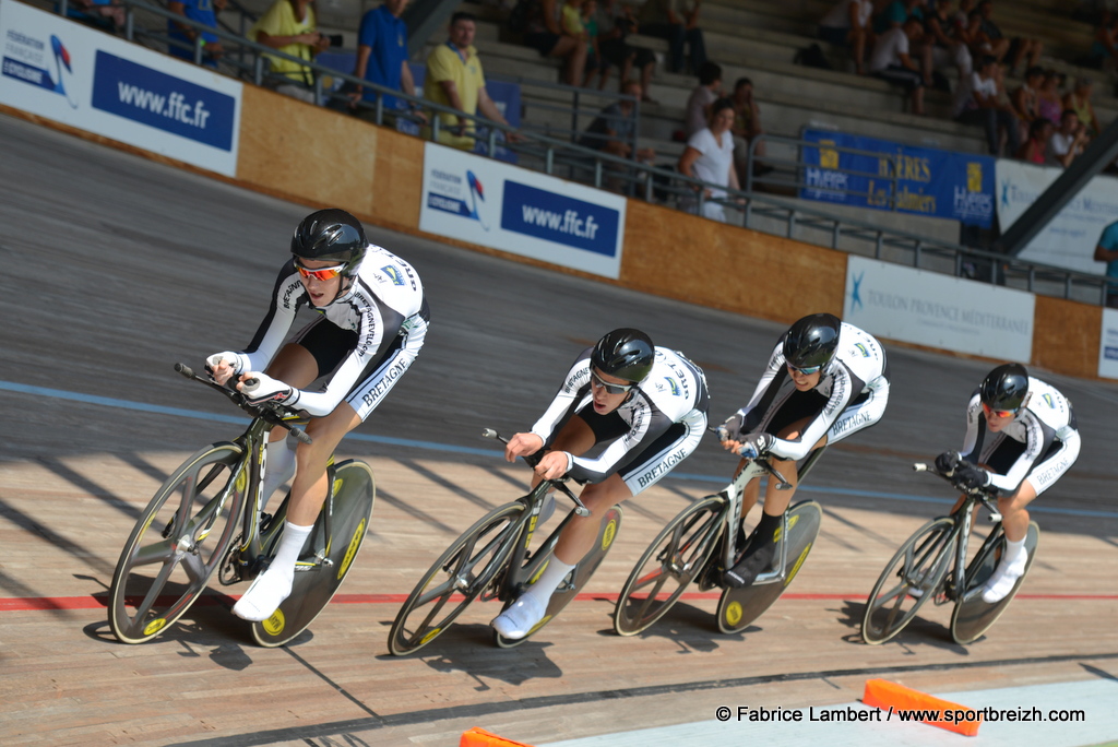 Poursuite par quipes Juniors Hommes : la Bretagne en petite finale