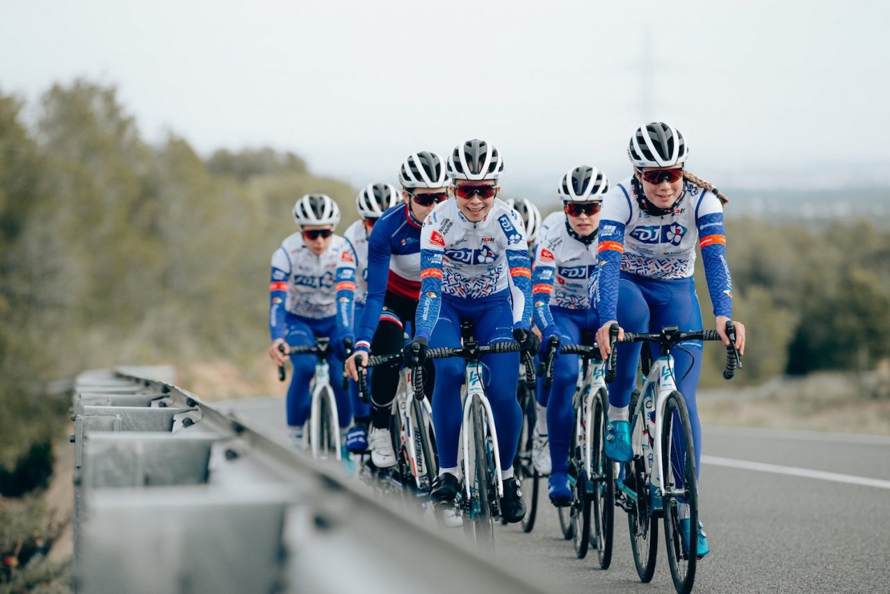 La FDJ-Nouvelle Aquitaine-Futuroscope en UCI Women’s WorldTour.