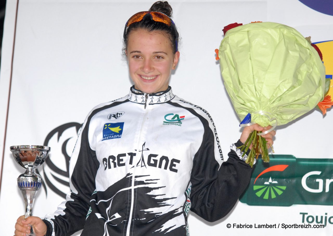 Challenge "La France Cycliste" Dames, Juniors Dames et Cadettes  Besanon : Ferrier-Bruneau, Perry et Grumel 