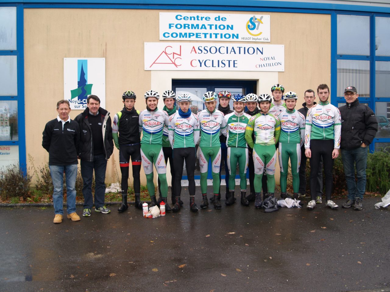 Les juniors de Sojasun Espoir ACNC en stage