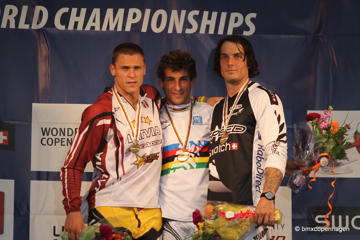 Mondial BMX  Copenhague : Daudet Champion du Monde / Pottier en bronze 