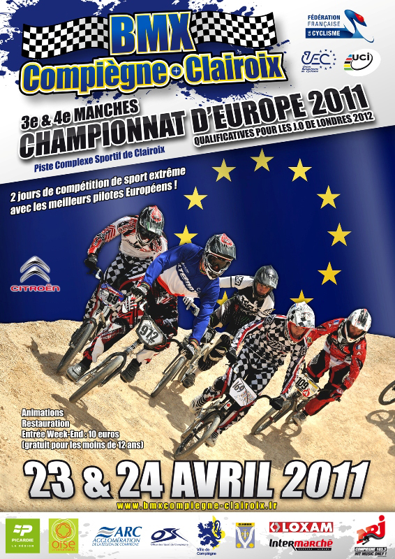 Coupe d'Europe de BMX  Compigne ce week-end 