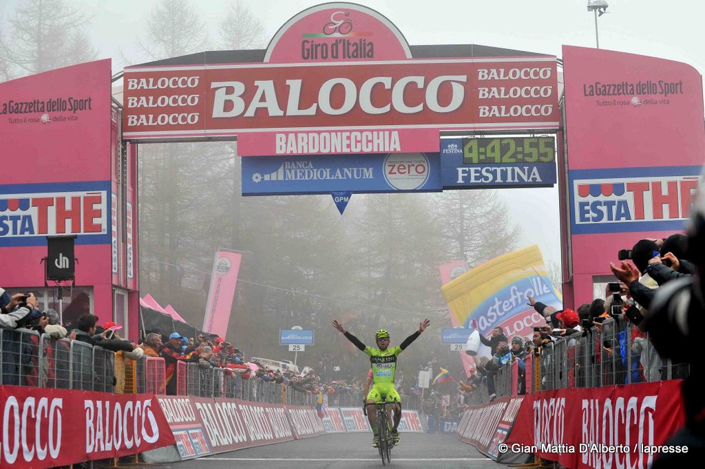 Tour d'Italie # 14 : Santambrogio devant Nibali