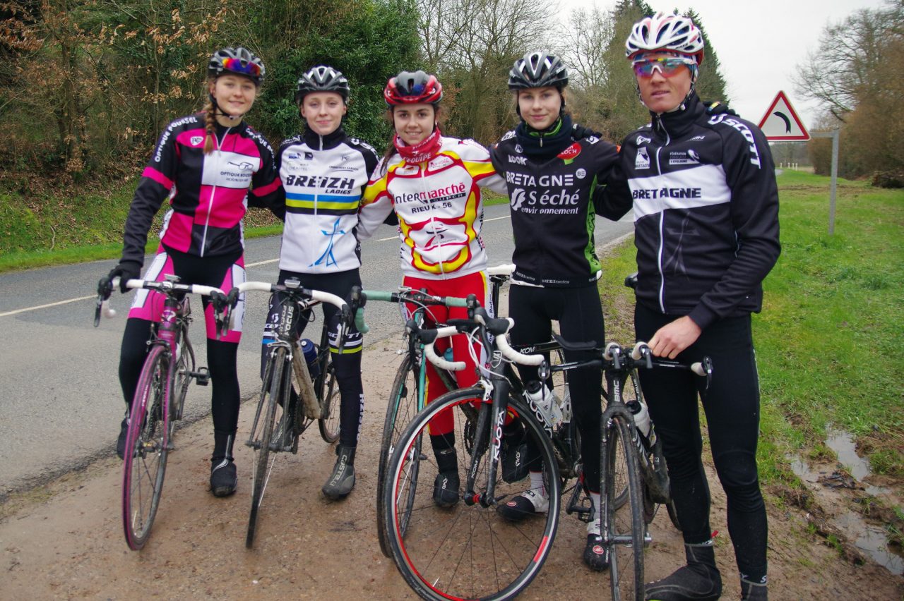 Le Team Breizh  Ladies en stage dans le Morbihan