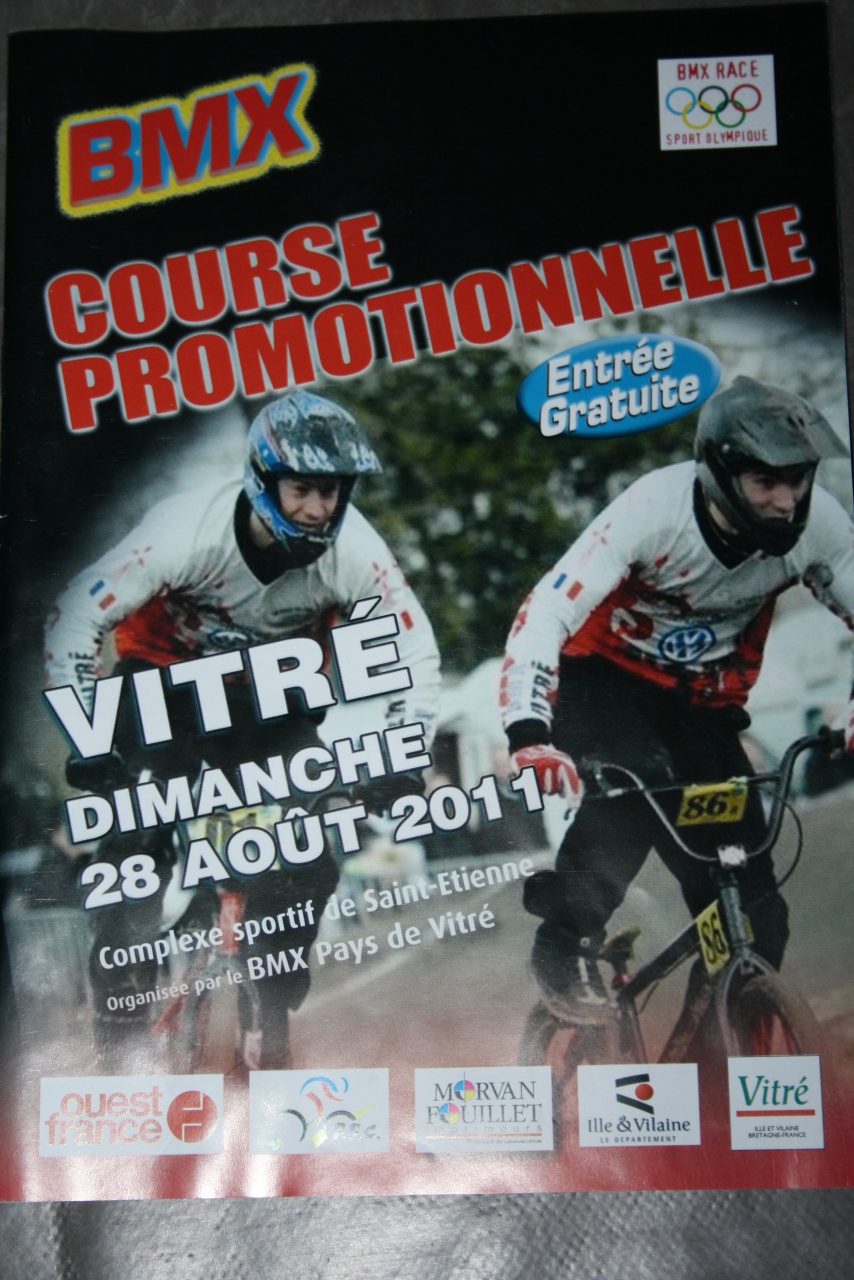BMX : Course Promotionnelle et Finale Championnat d'Ille-et-Vilaine  Vitr le 28 aot 