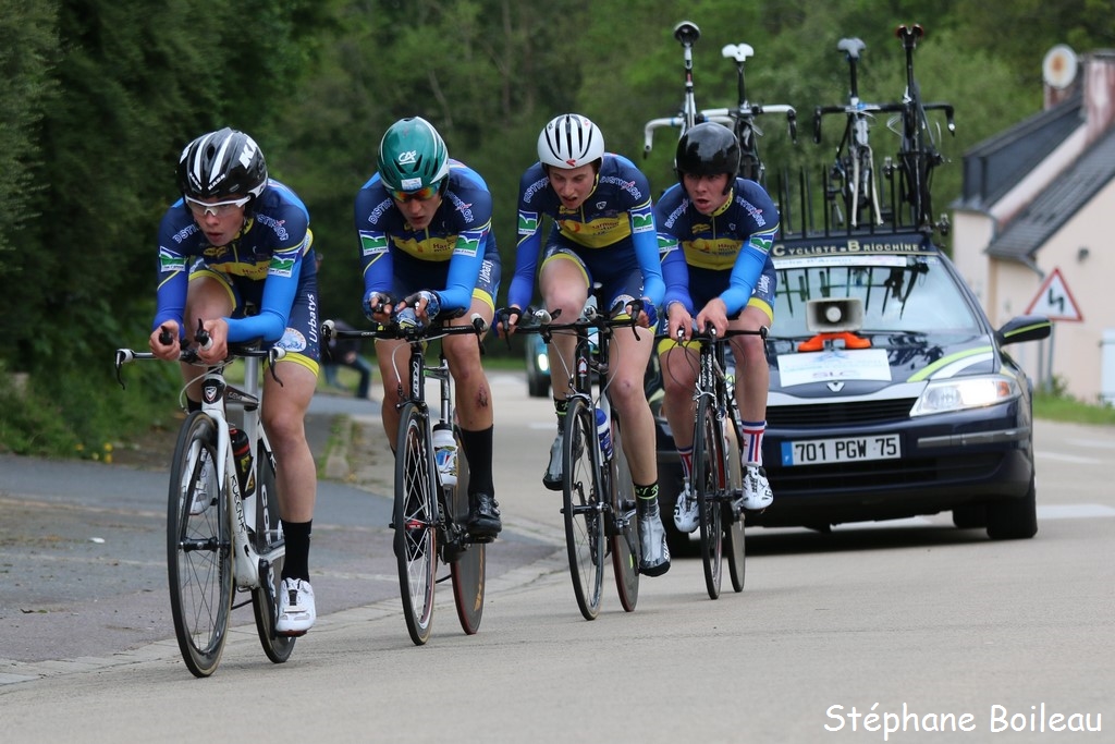 Bretagne CLM des juniors : l'UC Briochine remet a