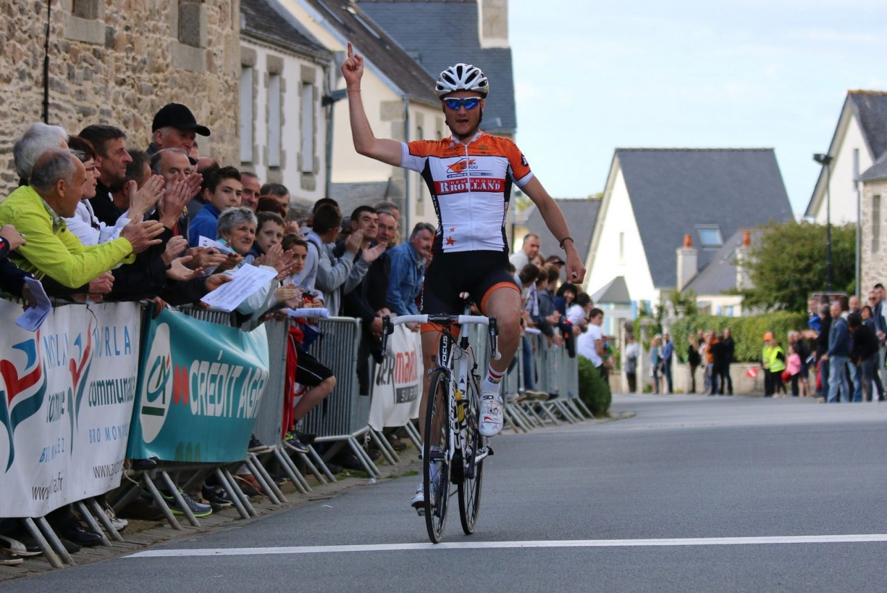 Plourin-Les-Morlaix (29): Florian Cam devant les juniors