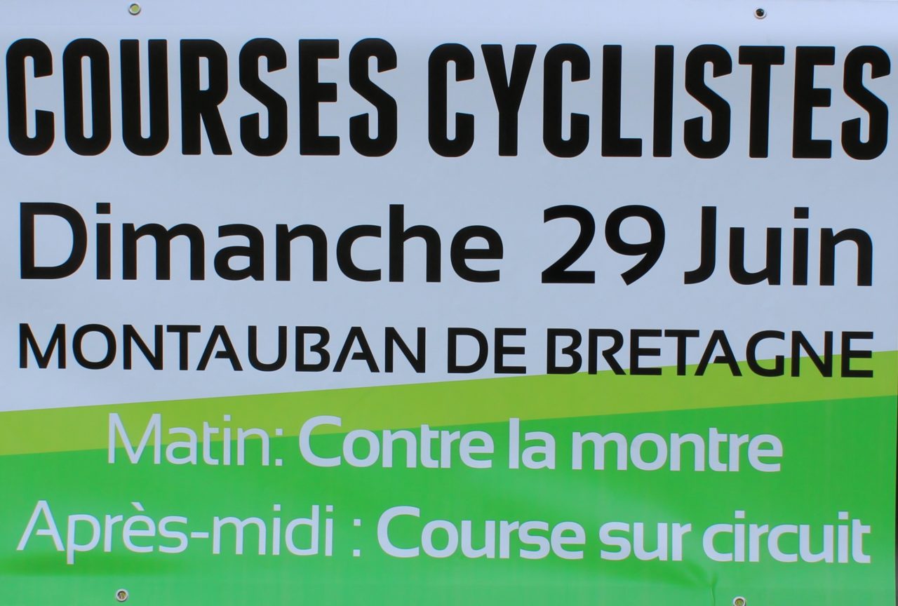 Course cycliste  Montauban (35) ce dimanche