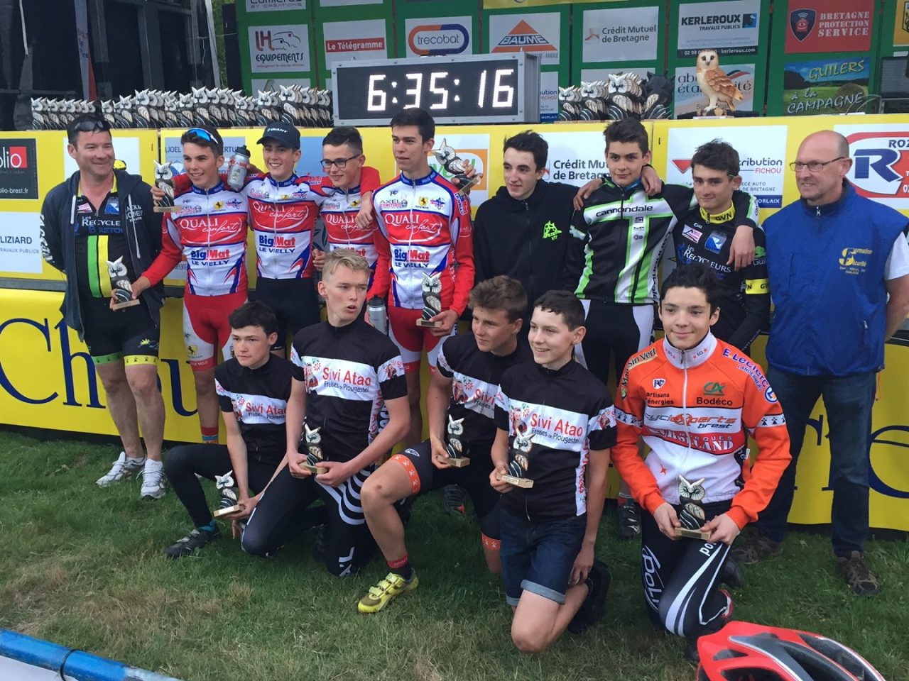 Chouette Guilrienne : Cyclexpert  Brest au sprint aprs 6 heures 