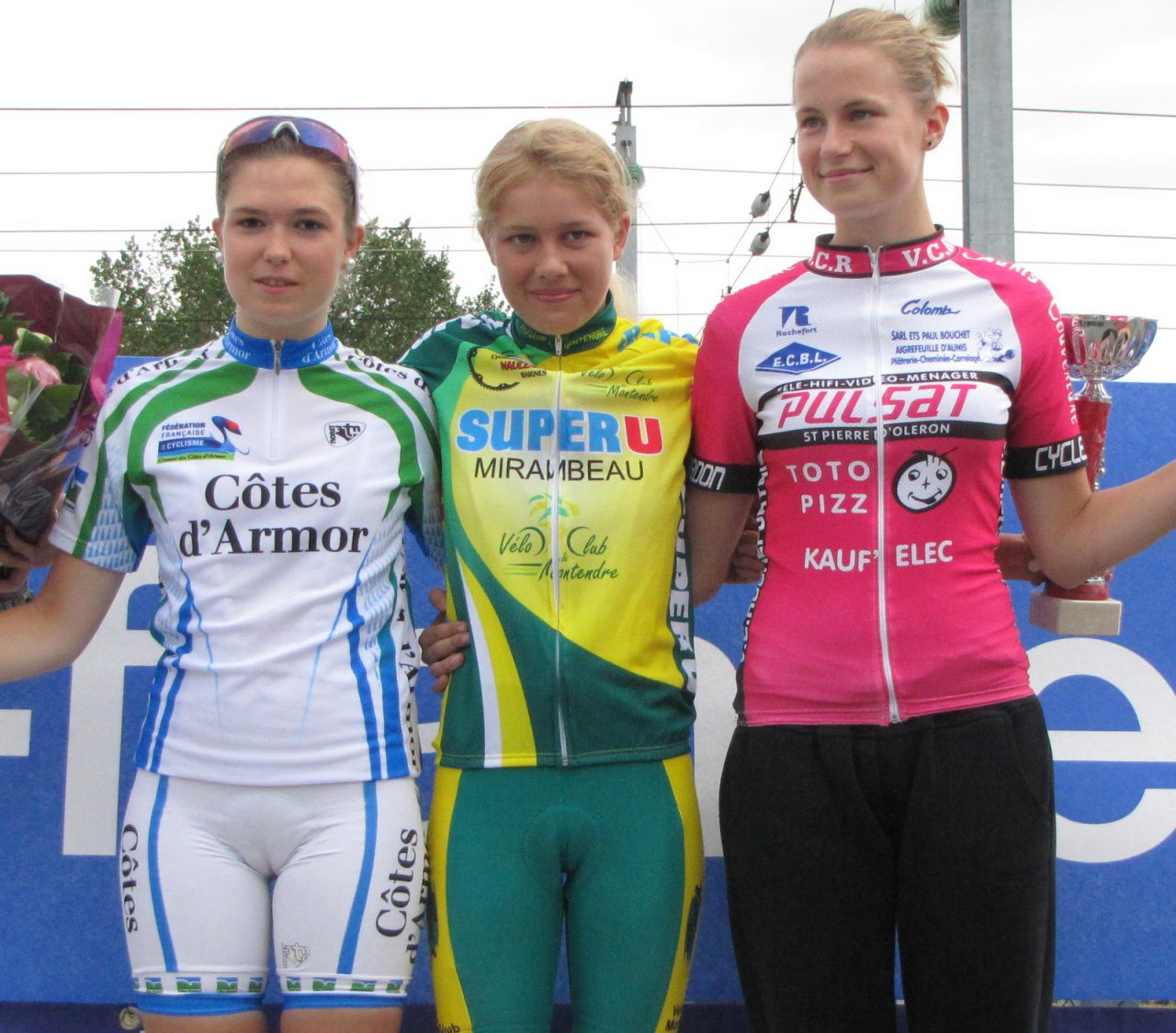 Challenge Fminin "Pays de Loire Cyclisme"  Angers : les Costarmoricaines se distinguent !  