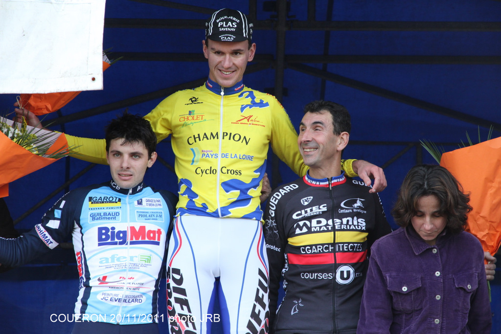 Cyclo-cross de Coueron (44) : Riou, Rival, Cojean et Trhin 