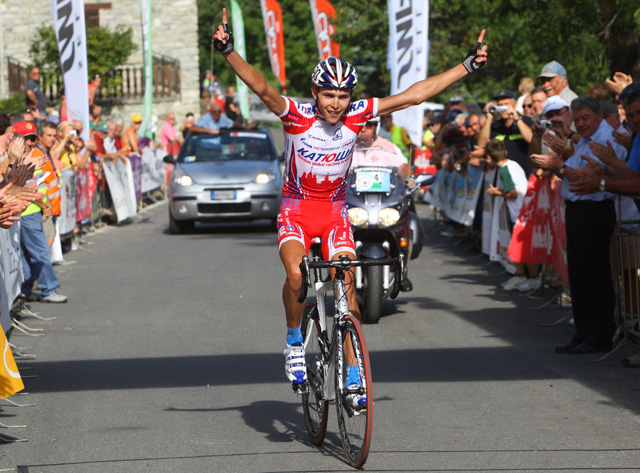 Giro Val d'Aoste # 3 : tape et maillot pour Ignatenko