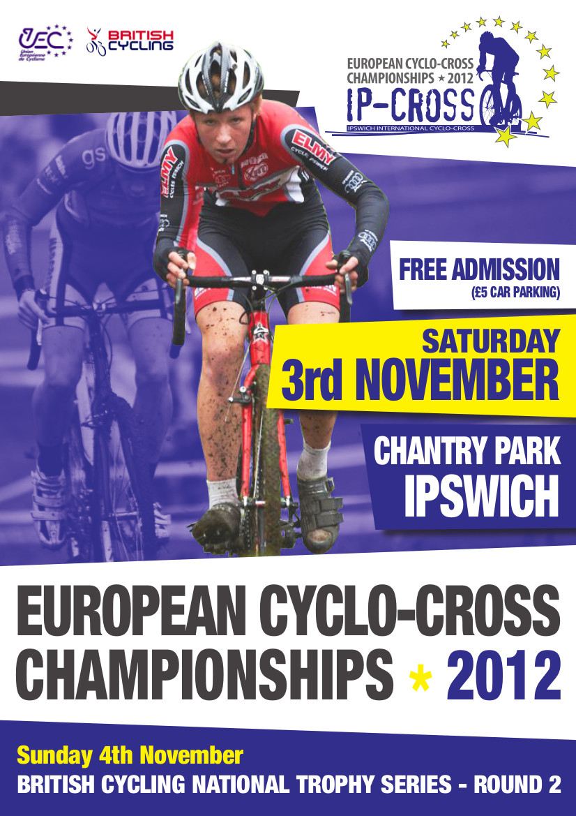 Championnat d'Europe de cyclo-Cross  Ipswich (Grande-Bretagne) samedi : les engags