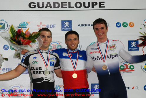 Championnat de France Piste: Kvin Guillot 2me de la vitesse Juniors