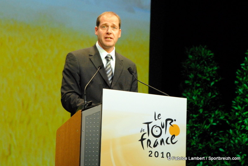 Christian Prudhomme invit d'honneur du Brassard Crdit Agricole 2009  