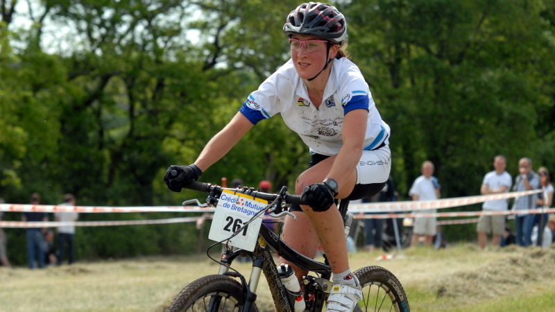 Coupe du Monde VTT  Madrid: Julie Bresset 