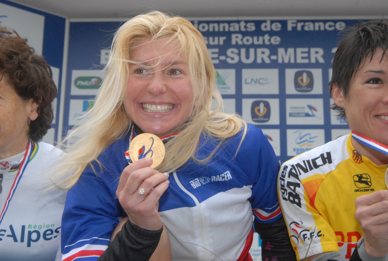 La raction d'une belle championne