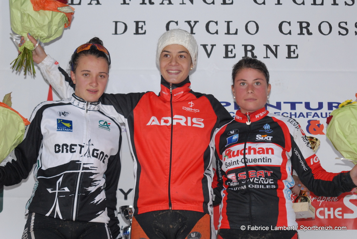 Cadettes et Dames : Labous, Perry et Chainel