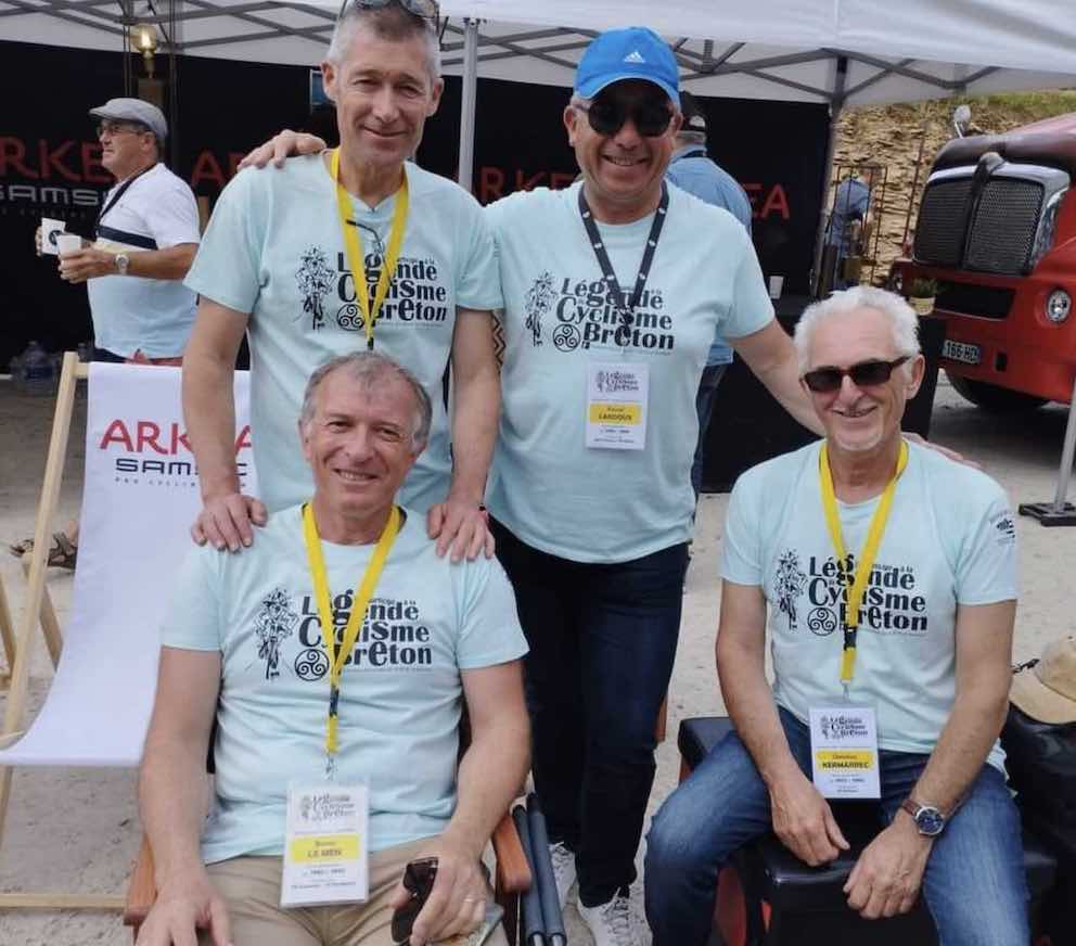 Argol le 4 juin 2023 les "Legendes" du cyclisme Breton 