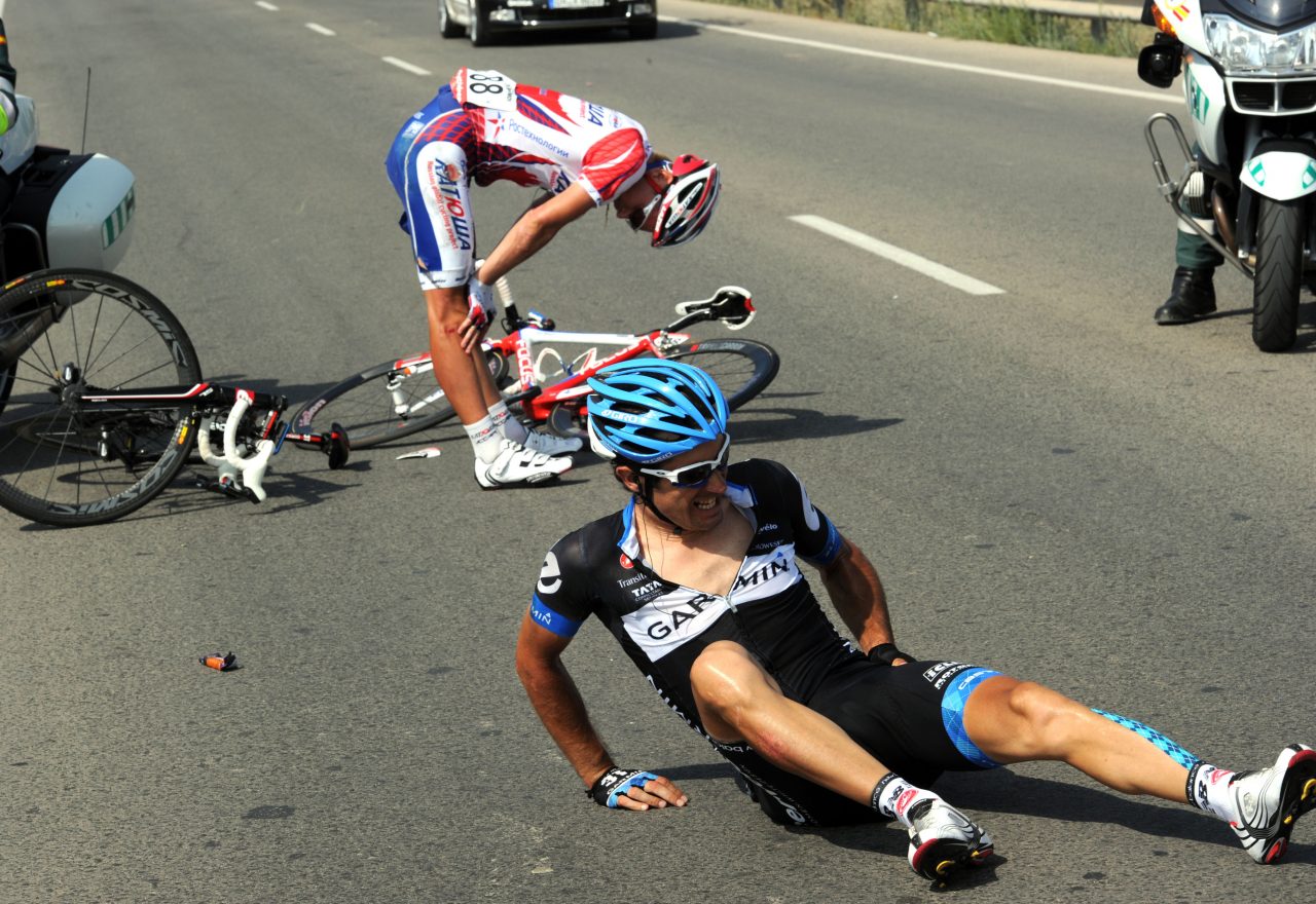 Tour d'Espagne : la grosse frayeur de Christophe Le Mvel