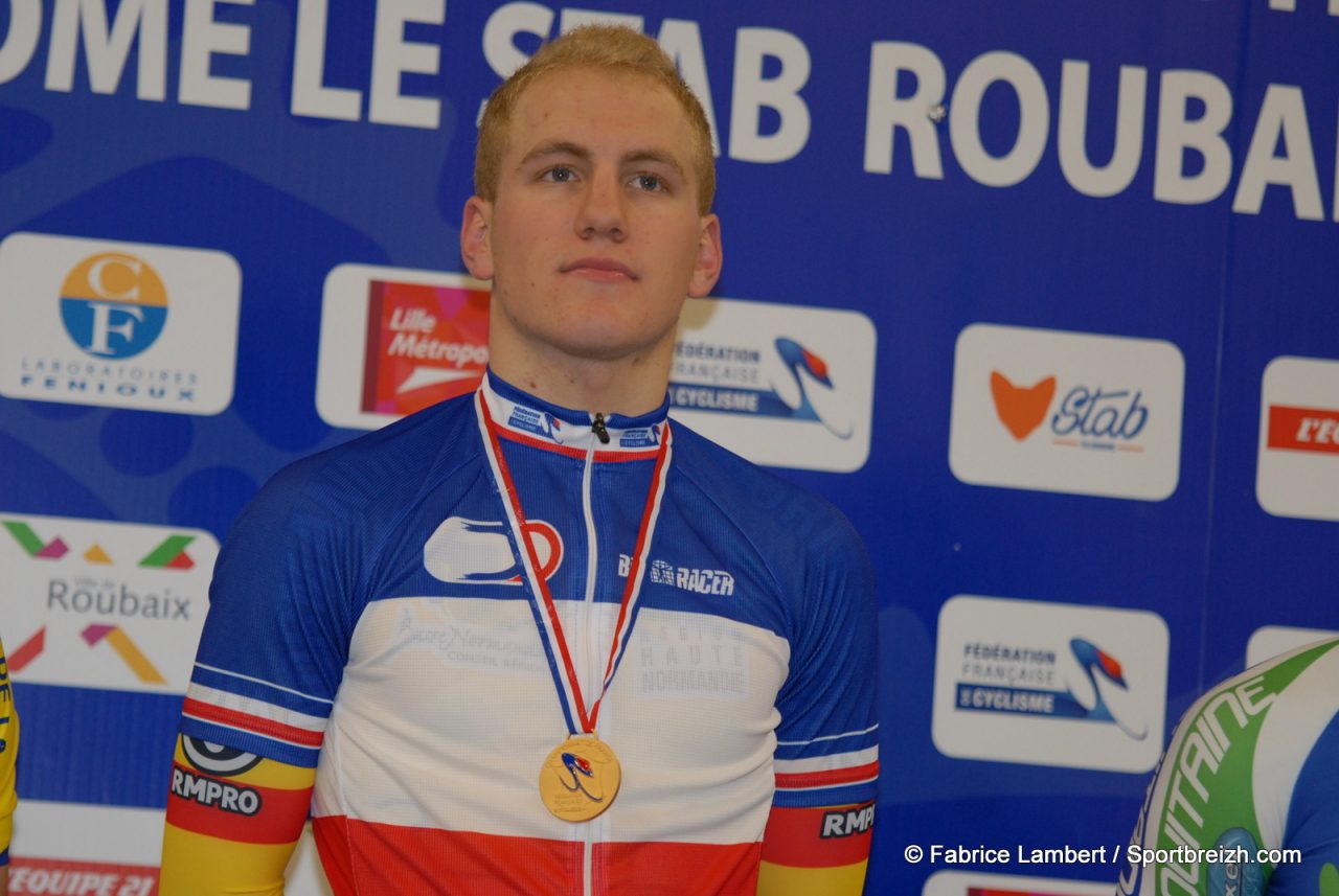 France piste  Roubaix / Kvin Lesellier se surprend