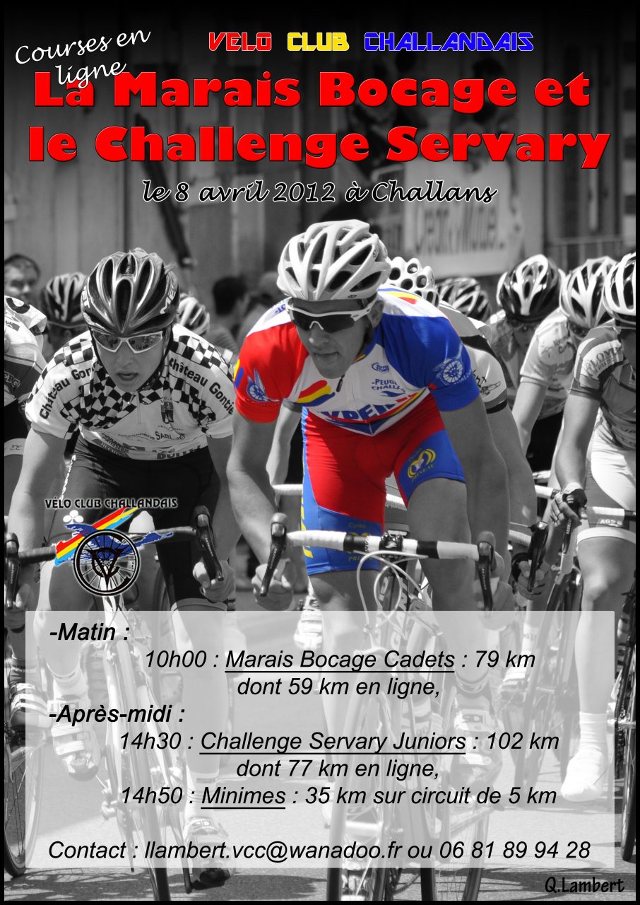 Marais Bocage cadets - Challenge SERVARY juniors le 8 Avril 