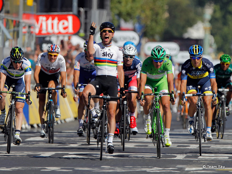 Tour de France # 20 : La der pour Cavendish / Wiggins succde  Evans  