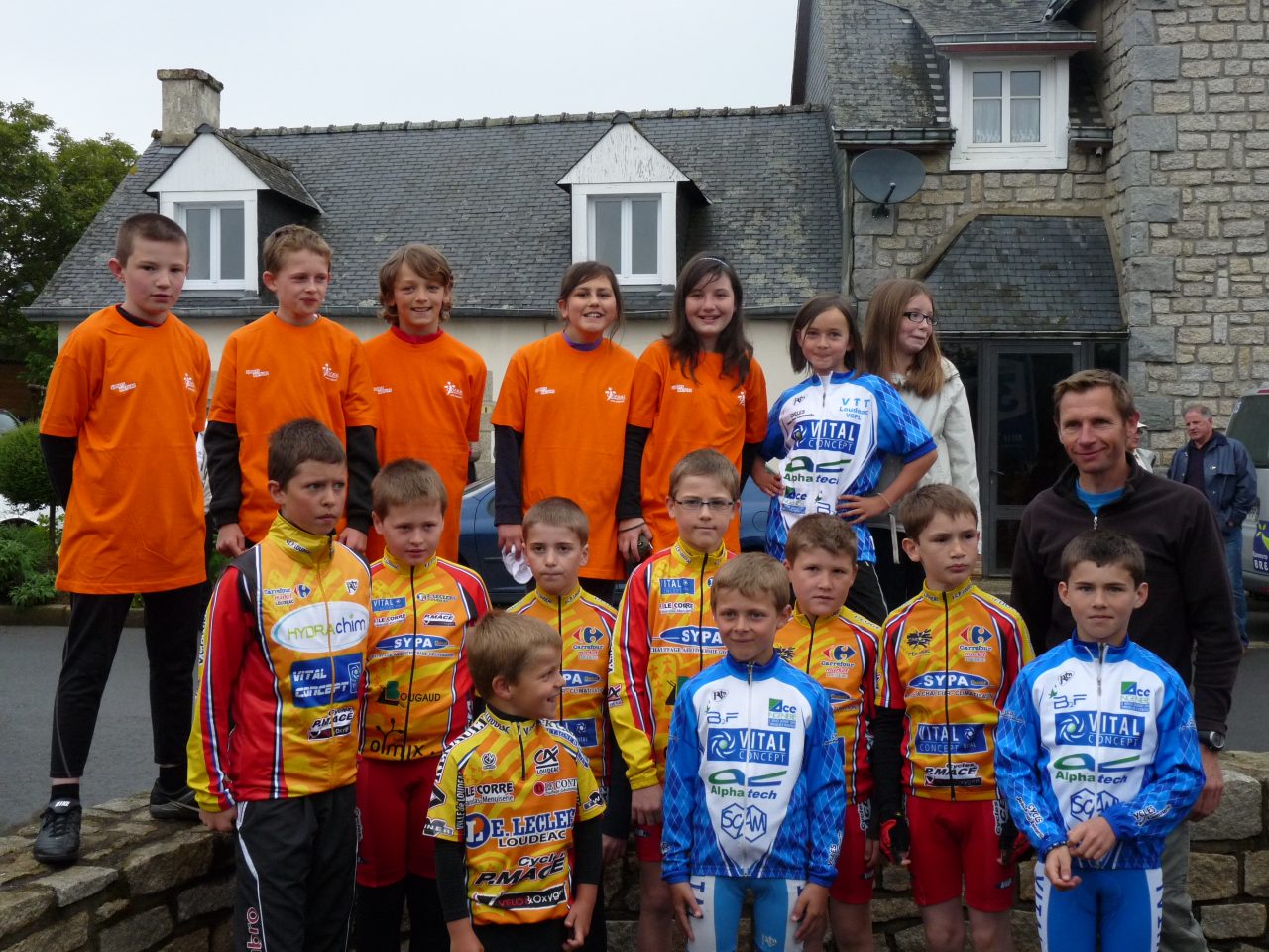 Les jeunes cyclistes de Loudeac en premire ligne