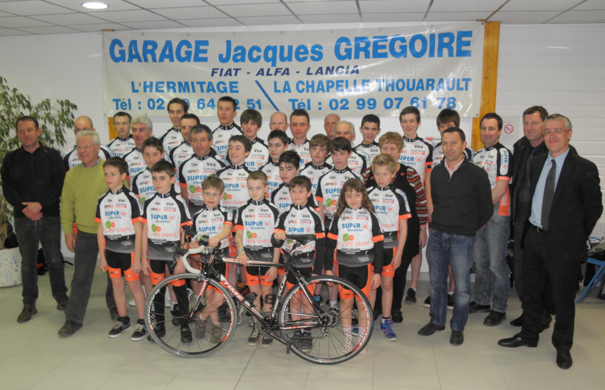 Le Vlo Club Chavagnais prt pour la saison 2013