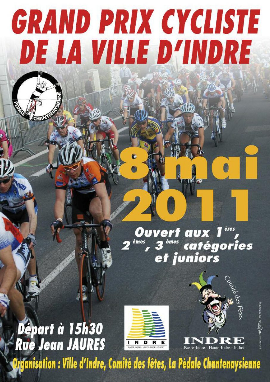 Grand Prix Cycliste de la Ville d'Indre (44) le 8 mai