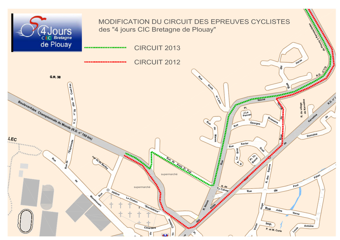 Modification du circuit