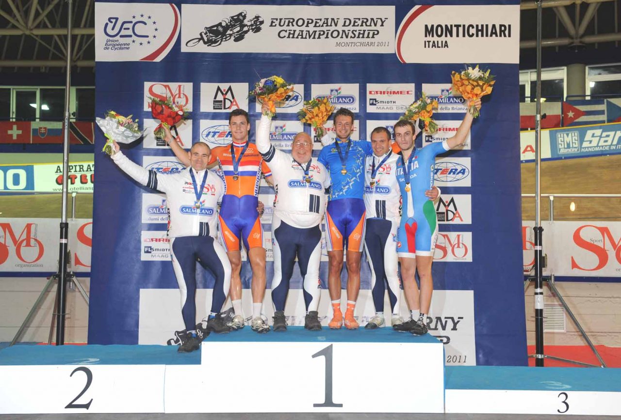 Championnat d'Europe de Derny  Montichiari (Italie) : classements 