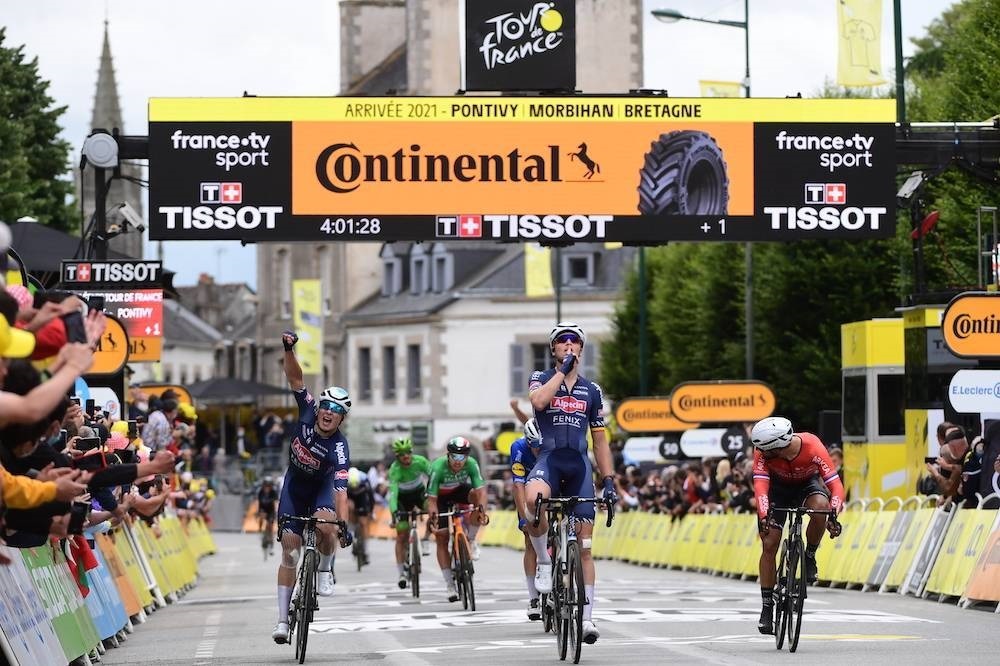 Tour de France 2021 # 3:  Merlier passe entre les chutes