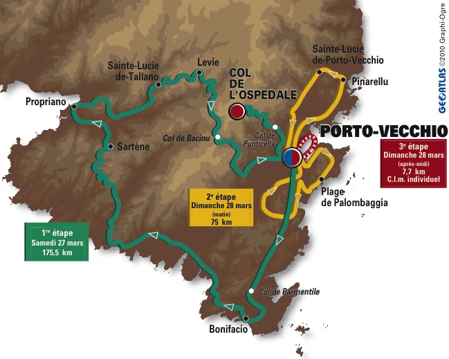 Critrium International 2010: Parcours Cors ! 