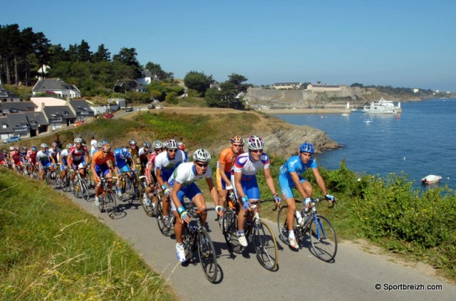 Tour de Belle-Ile-en-Mer (56) : Barguil au dpart 