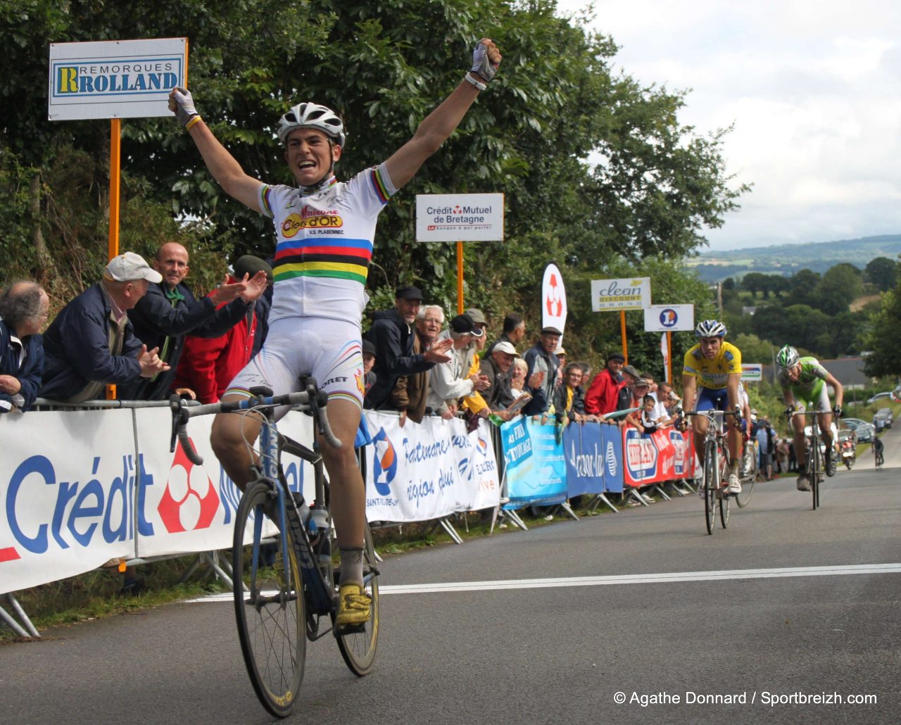 Ronde Finistrienne  Pleyben : Le Gac s'impose !