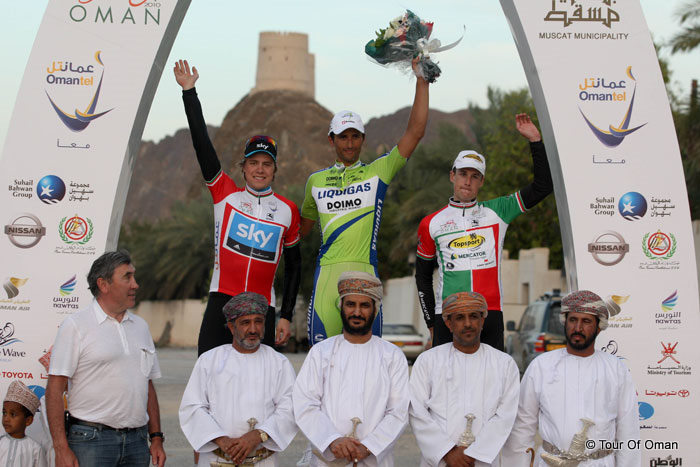 Tour d'Oman: Bennati dpossde Casper de son maillot de leader 