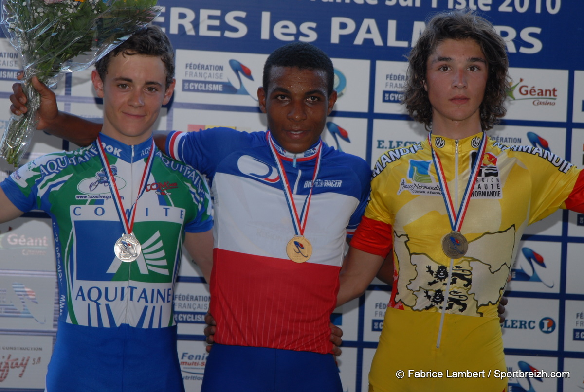 Le Runionnais Manzin champion de France de la course aux points cadets
