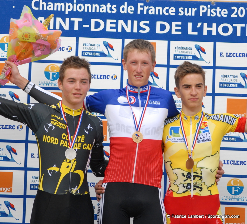 France Piste : Guillo champion de France de la course aux points cadets
