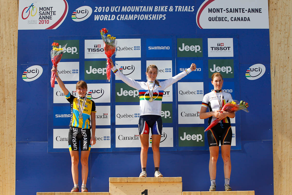 Pauline Ferrand Prvot championne du Monde Juniors VTT 